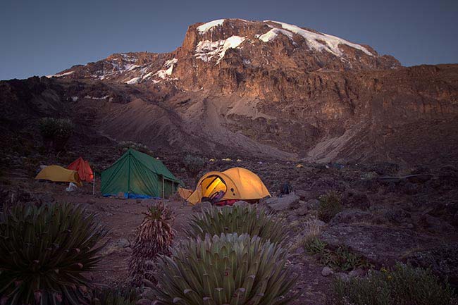 Shira Two Camp (3,849 m) to Barranco Hut (3,948 m)